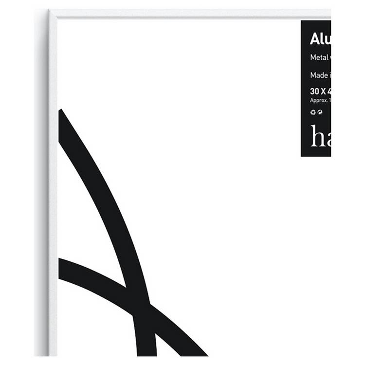 Habitat Aluminus white metal picture frame 30x40cm, UK version