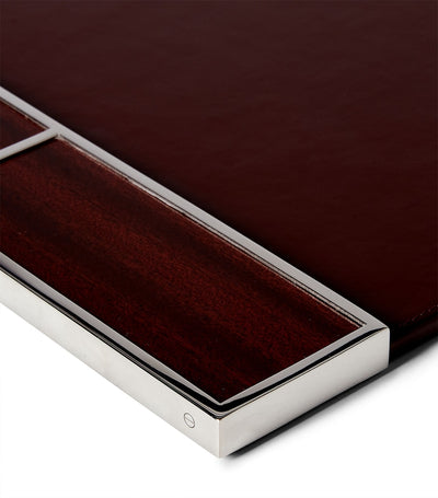 Ralph Lauren Home Hilding Wood Veneer Desk Blotter