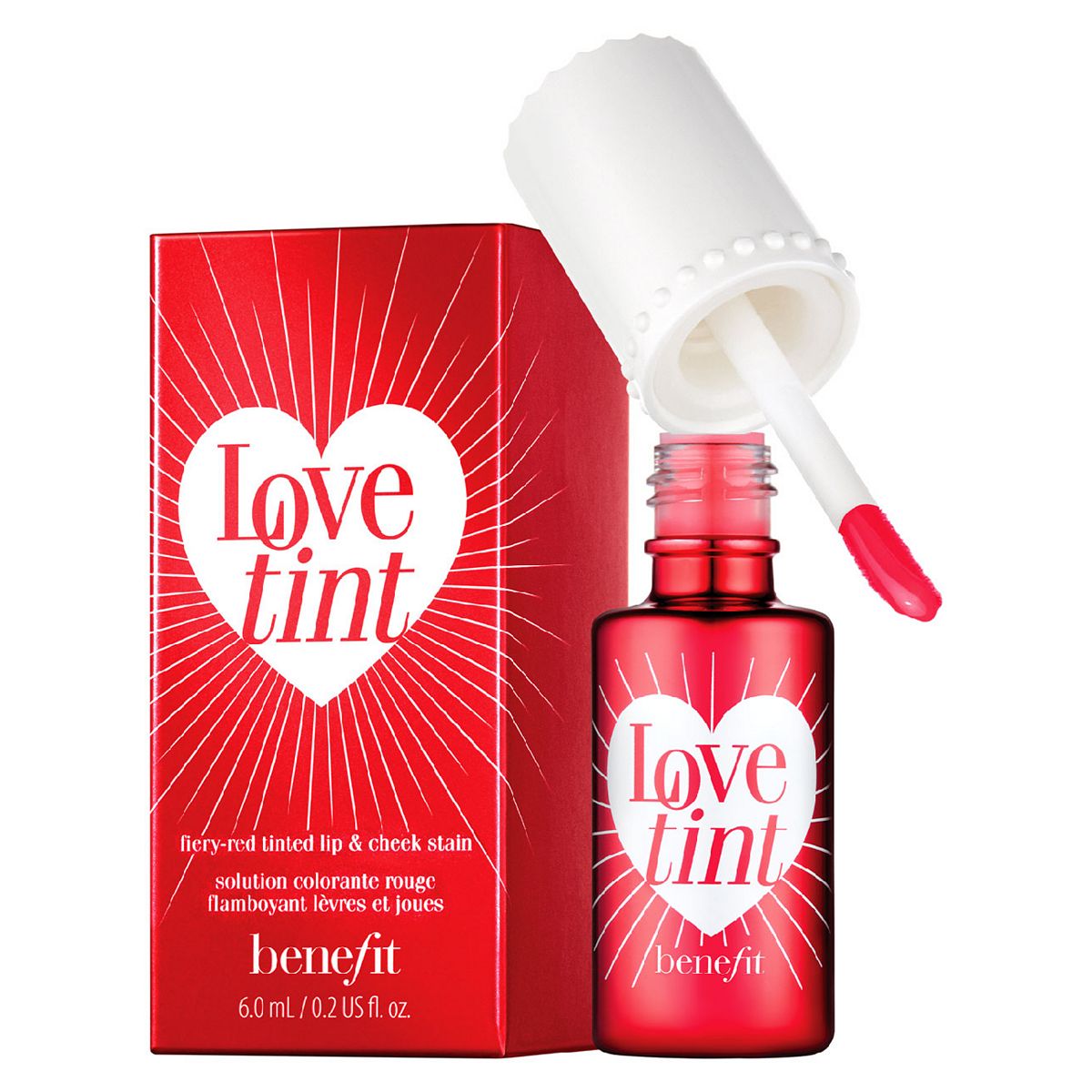 Benefit Lovetint Fiery-red Tinted Lip & Cheek Stain GOODS Boots   