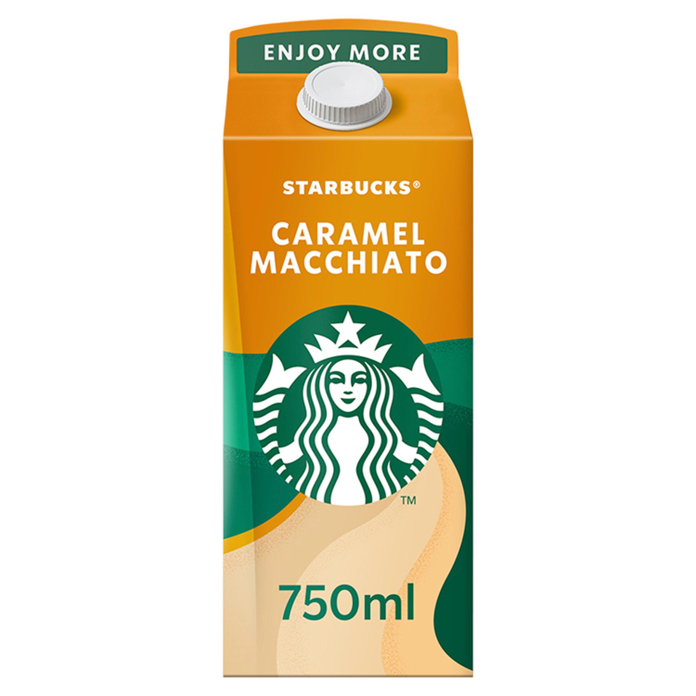 Starbucks Multiserve Caramel Macchiato Iced Coffee 750ml GOODS Sainsburys   