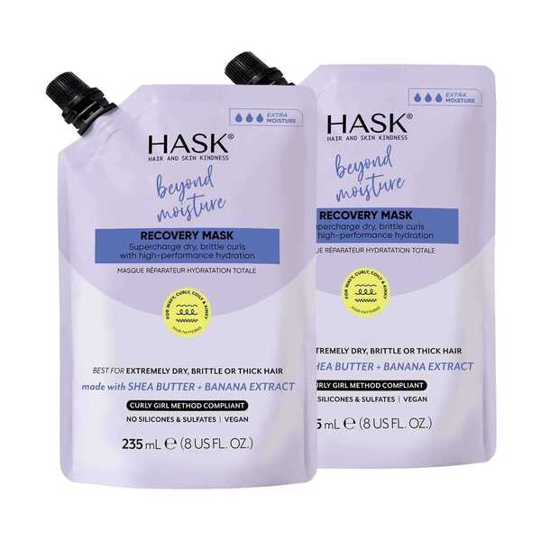 Hask Beyond Moisture Recovery hair mask 235ml 2 pack, UK version