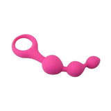 Loving Joy Triple Ripple Anal Beads silicone pink - British product