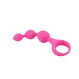 Loving Joy Triple Ripple Anal Beads silicone pink - British product