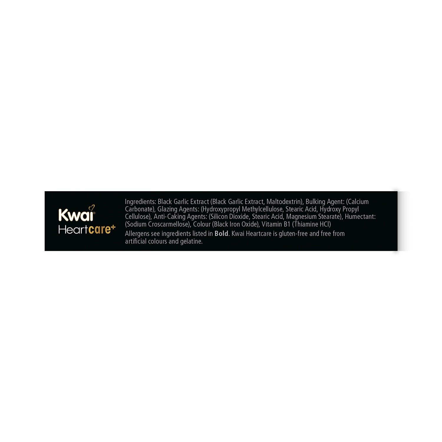 Kwai Heartcare+ Garlic Vitamin B1 supplement 30 tablets, UK version