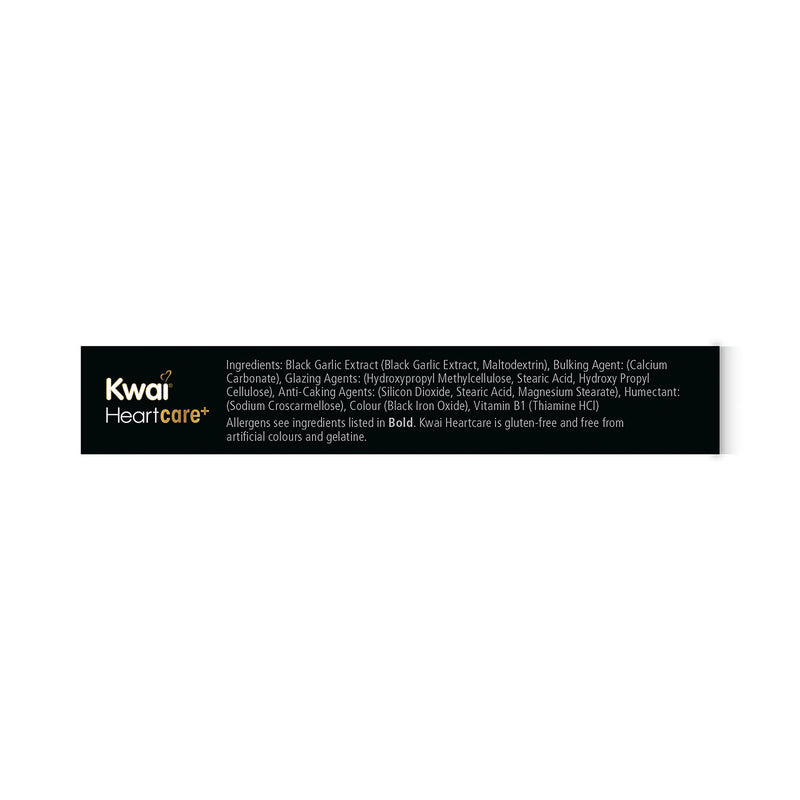 Kwai Heartcare+ Garlic Vitamin B1 supplement 30 tablets, UK version