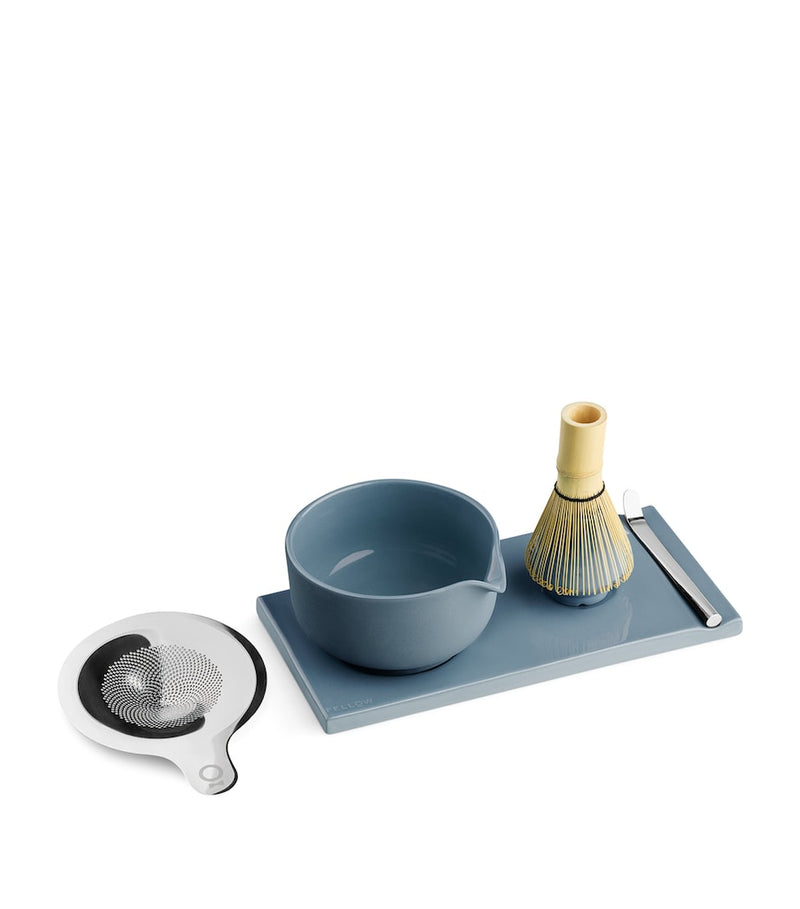 Ensemble Matcha FELLOW, bol en céramique, fouet en bambou, version UK