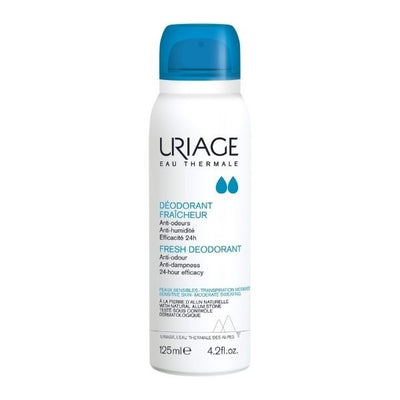 Superdrug Uriage Fresh Deodorant Spray Anti-Perspirant Body Care 125ml- Buy online at McGrocer