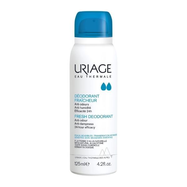 Uriage fresh deodorant spray 125ml (British brand)