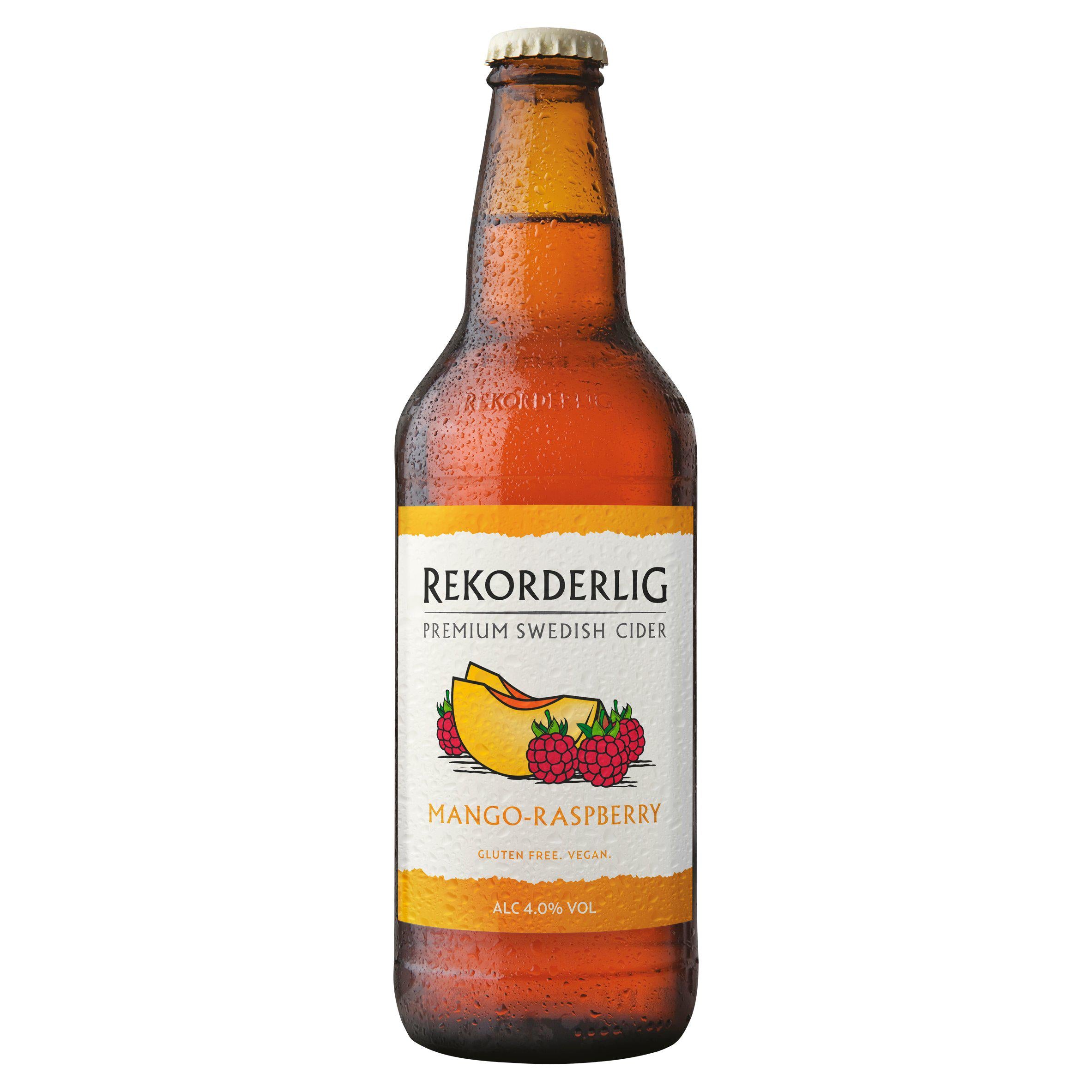 Rekorderlig Premium Swedish Mango Raspberry Cider 500ml All spirits & liqueurs Sainsburys   