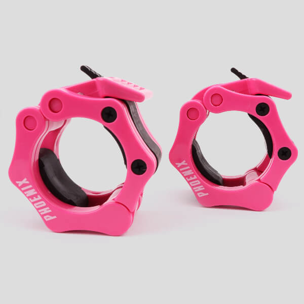 Phoenix Fitness barbell clamp orange 2 inch - British product