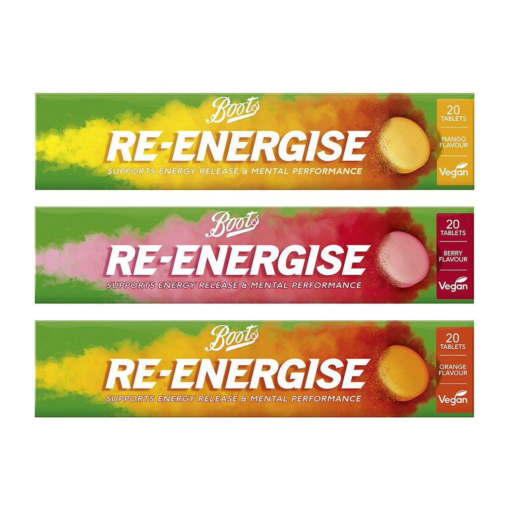 Boote Re-Energise Tablets Bundle x 3