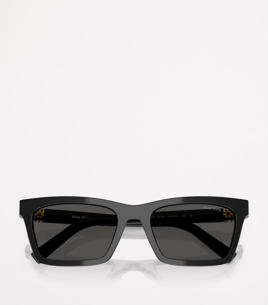 Miu Miu acetate rectangular sunglasses UK version