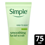 Simple Smoothing Facial Scrub 75ml (British brand)