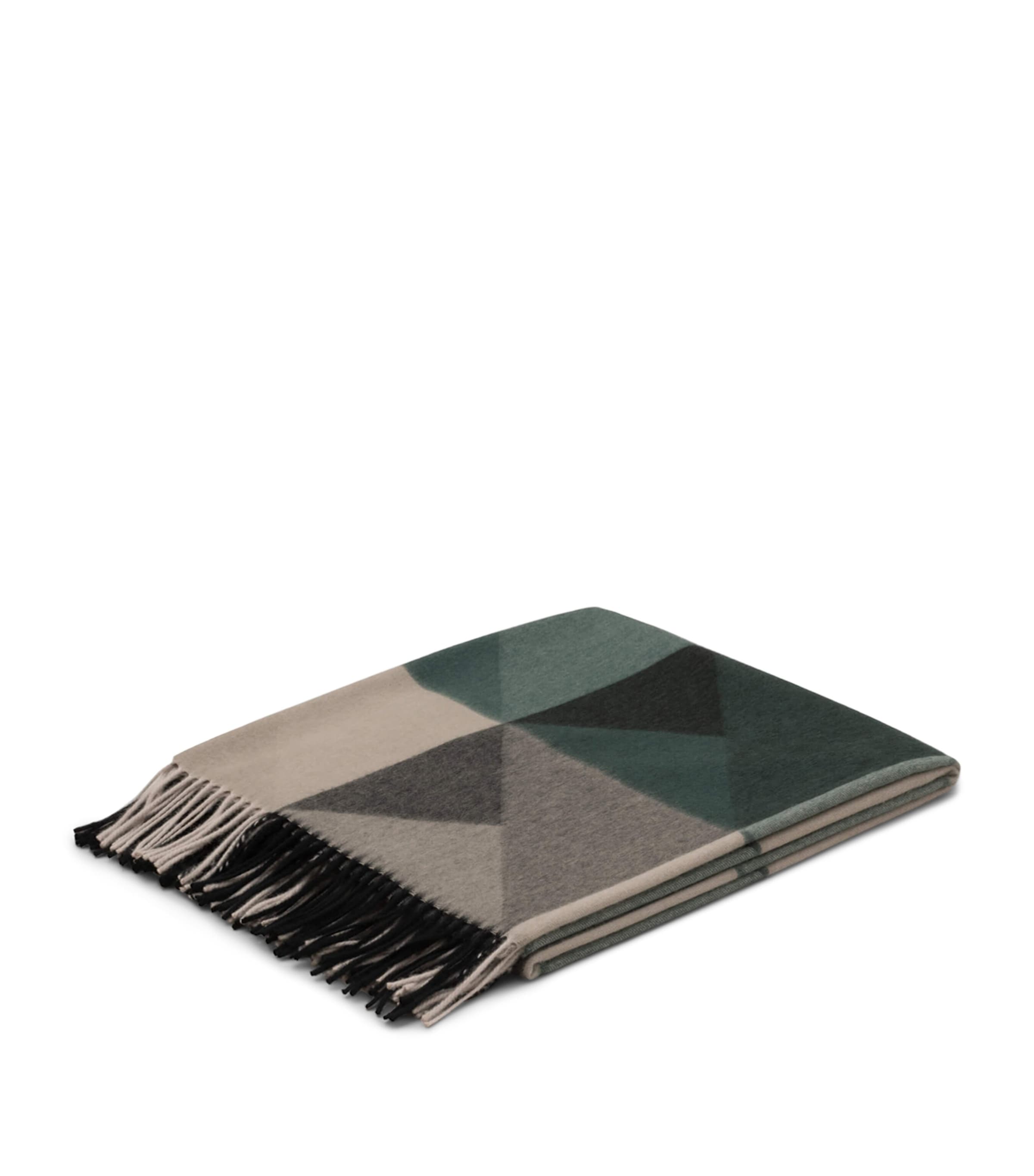 Begg x Co Cashmere Arran Braque Throw Blanket 147cm x 183cm - British product