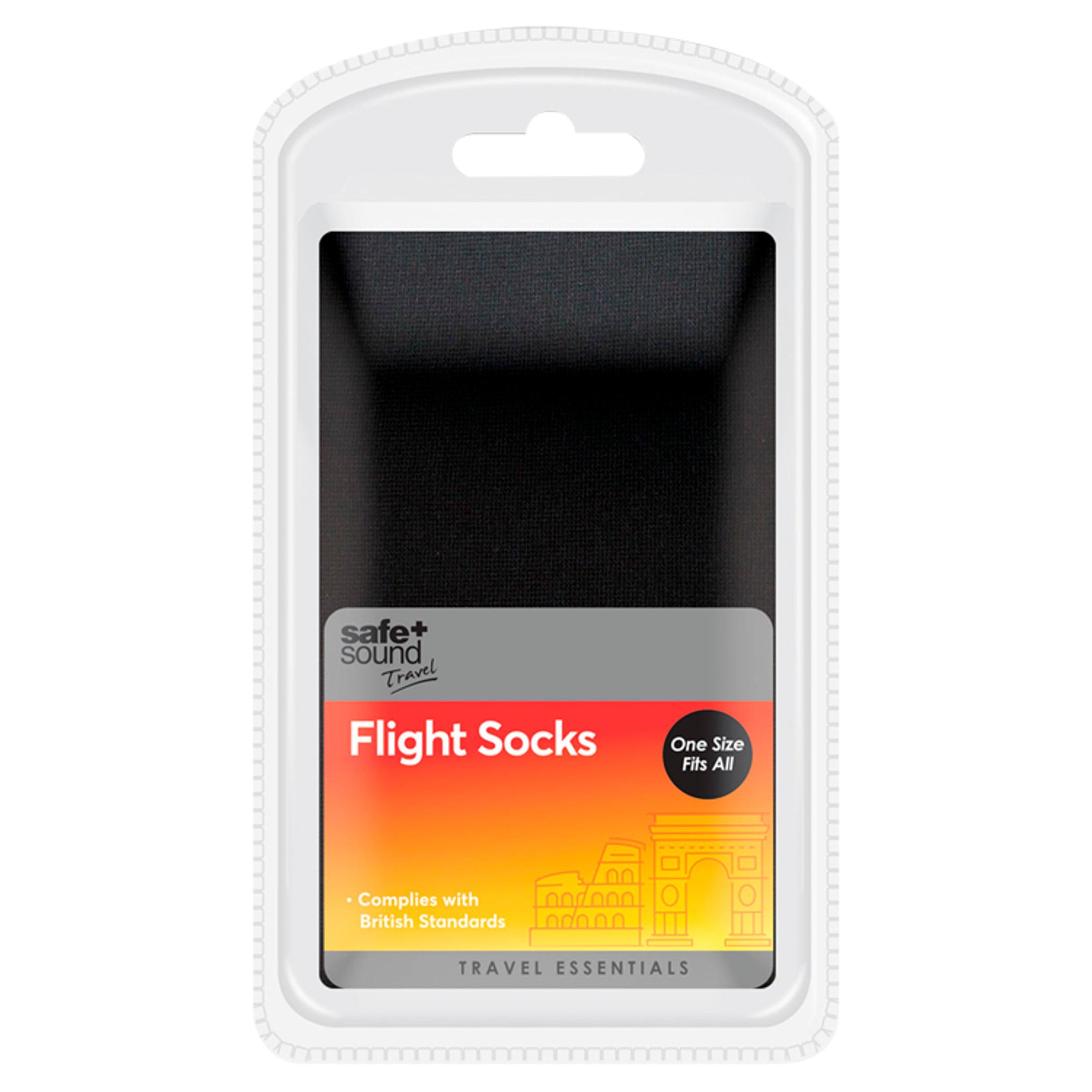 Safe + Sound Travel Flight Socks GOODS Sainsburys   