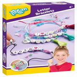 Totum letter bracelet craft kit with beads and tassels (British brand)