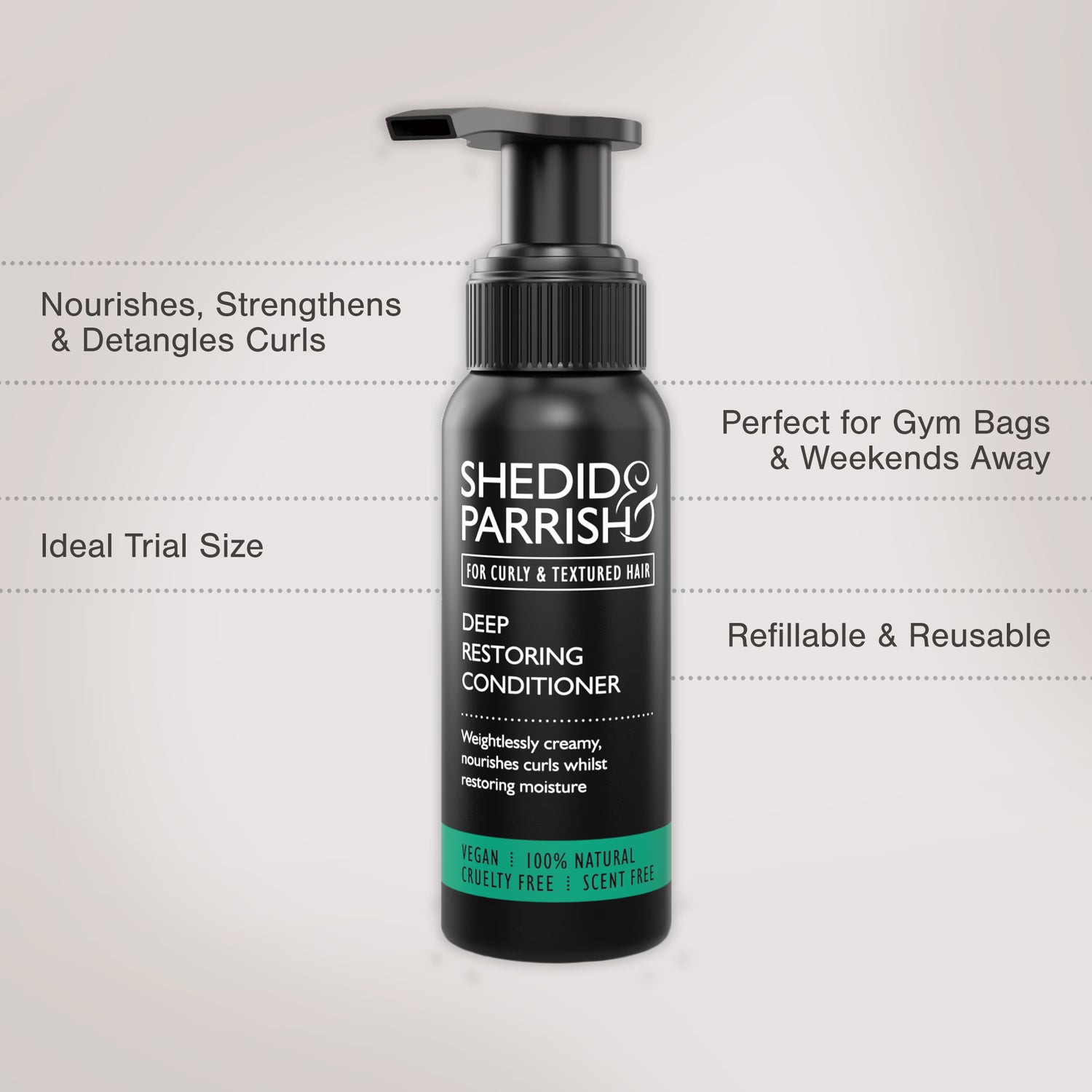Shedid & Parrish deep restoring conditioner 75ml, imported from the UK
