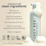 Lucy Bee foaming face wash 150ml - British product