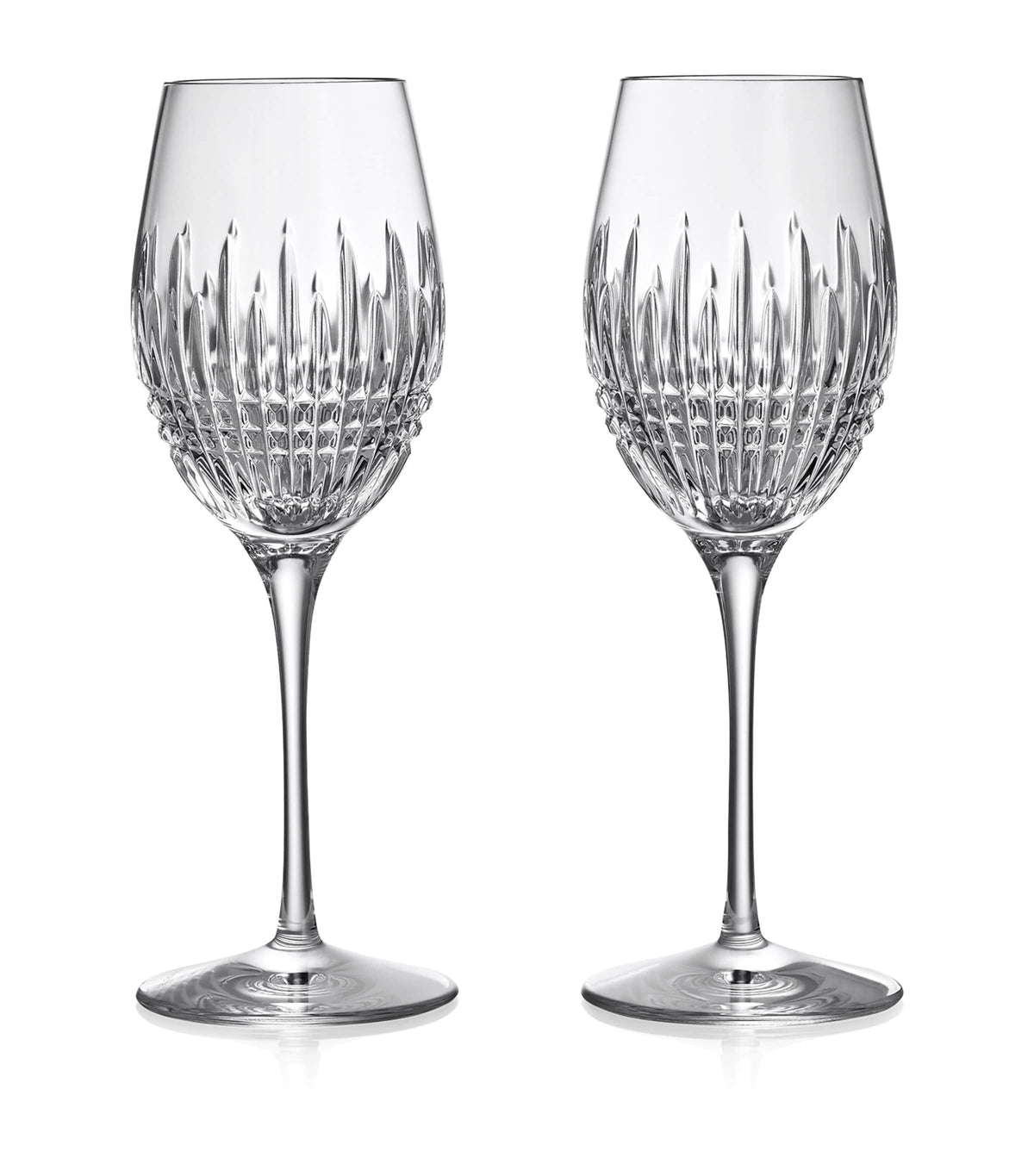 Waterford Lismore Diamond Essence wine glasses set of 2 350ml (British brand)