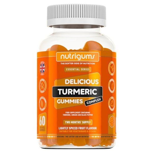 Nutrigums Tumeric, Black Pepper & Ginger Gummies  60Pk