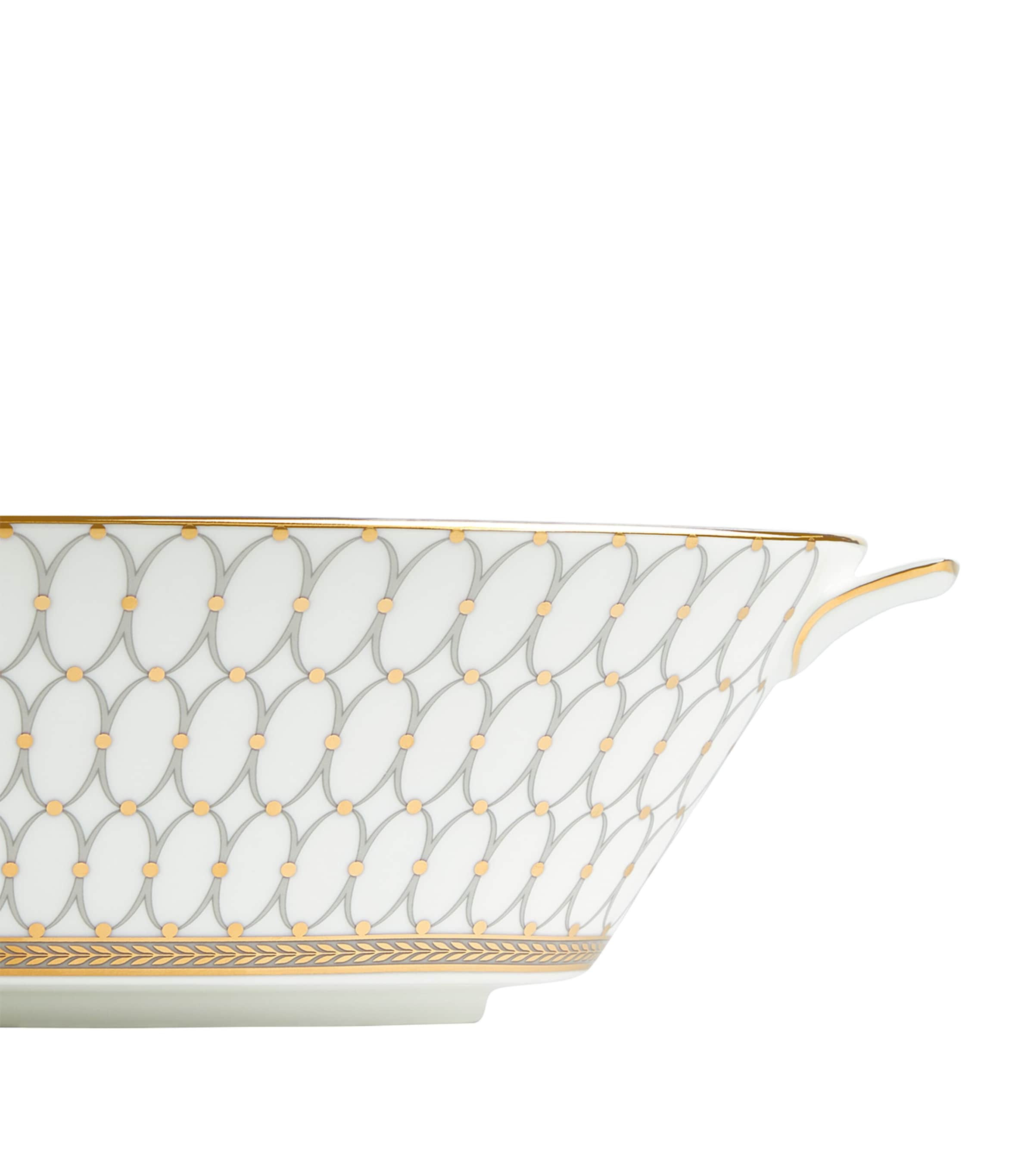Wedgwood grey oval serving bowl 34cm (British brand)
