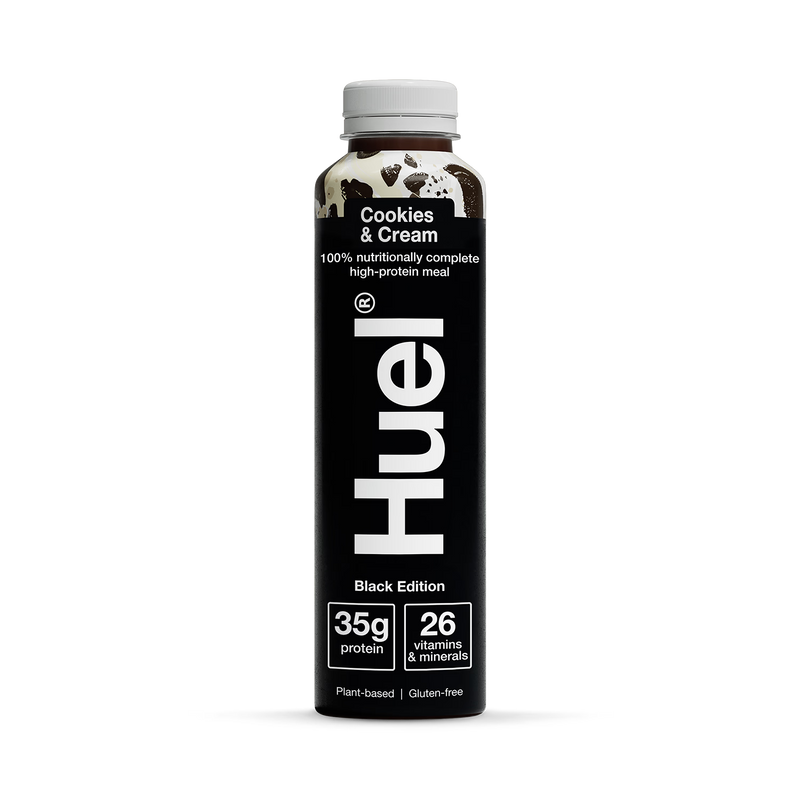 Huel Black Edition Cookies & Cream 500ml complete meal, UK version