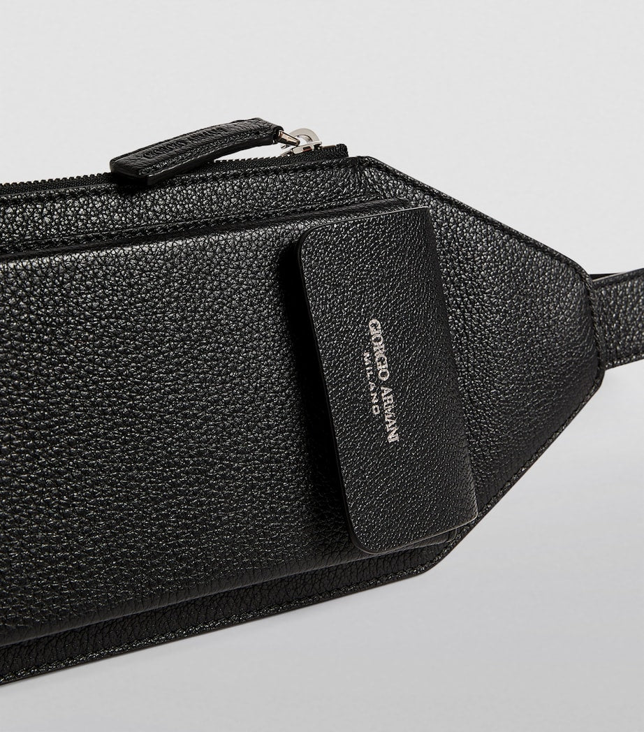 Giorgio Armani luxury leather cross-body bag (British brand)