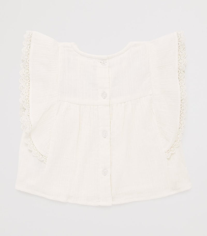 Louise Misha cotton embroidered Malya blouse 6-24 months, UK version