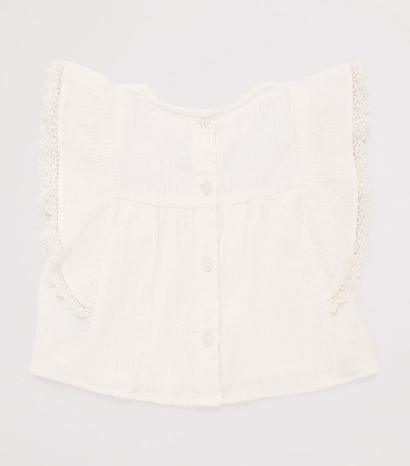 Louise Misha cotton embroidered Malya blouse 6-24 months, UK version