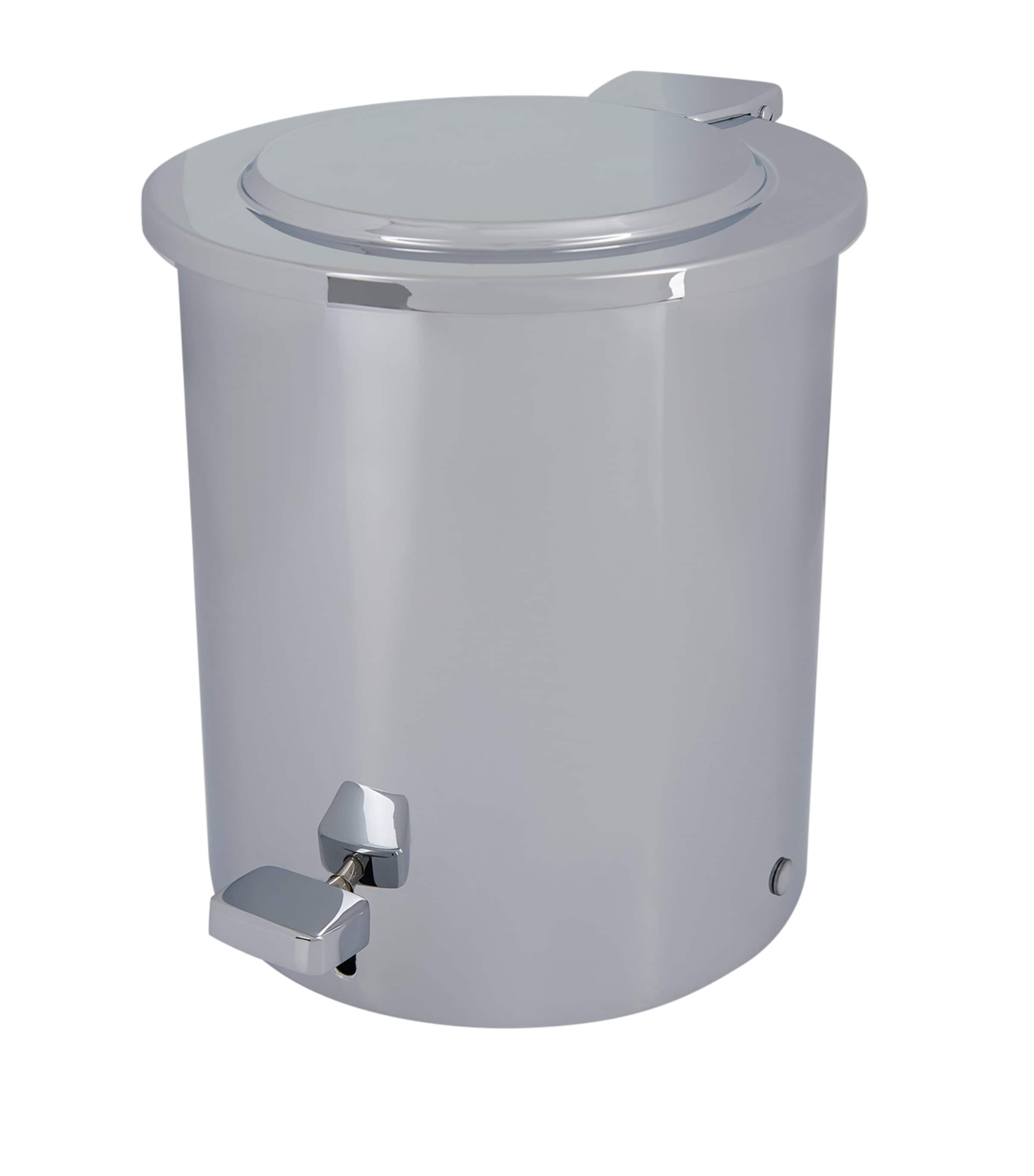 ZODIAC cylinder chrome pedal bin (British brand)