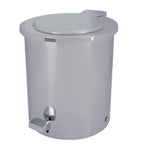 ZODIAC cylinder chrome pedal bin (British brand)
