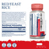 Solaray Red Yeast Rice supplement 600mg 90 capsules, UK version