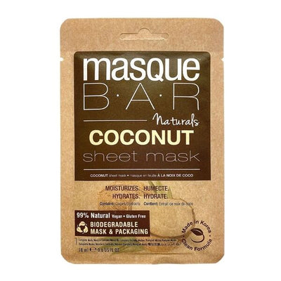 Superdrug Masque Bar Naturals Coconut Sheet Mask- Buy online at McGrocer