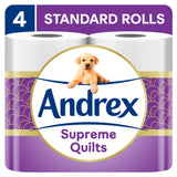 Andrex Supreme Quilts Toilet Roll 4 Rolls GOODS Sainsburys   