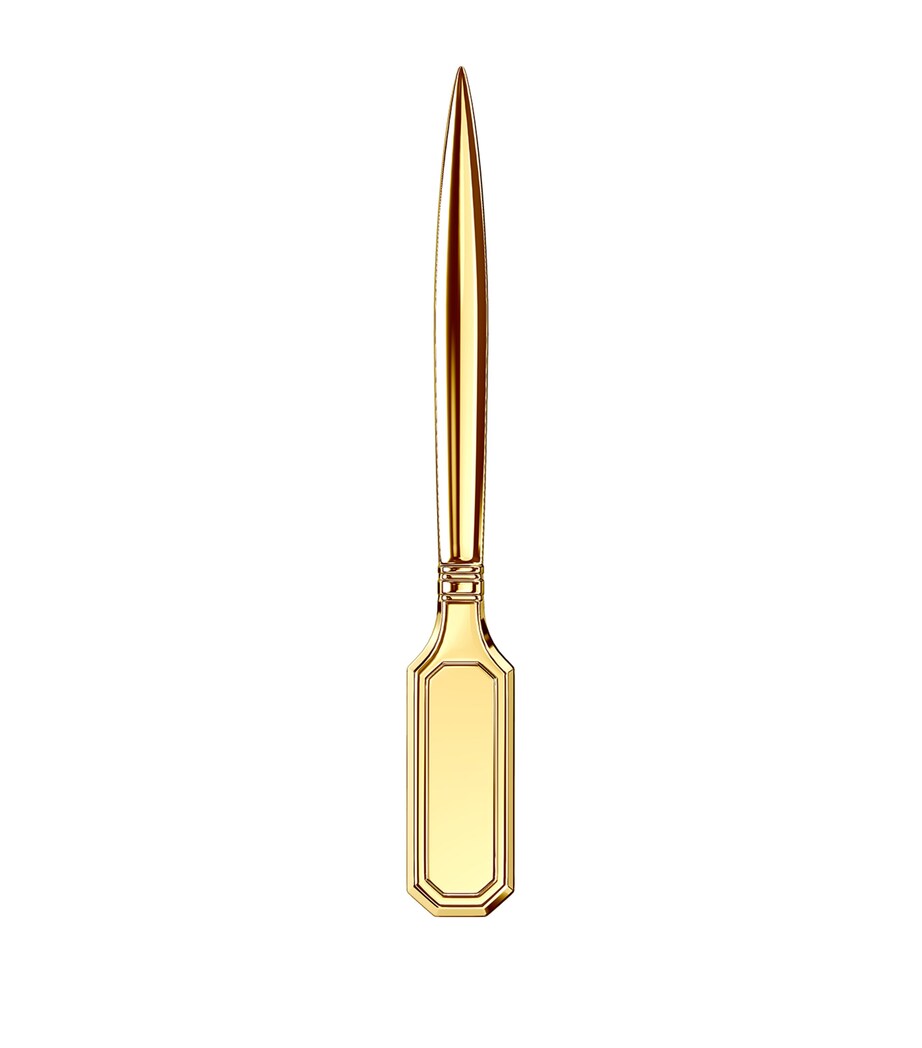 Gold-Plated Letter Opener with Copper and Nickel Finish for Home Office