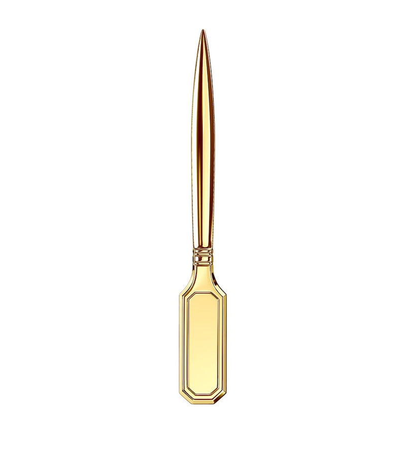 Gold-Plated Letter Opener with Copper and Nickel Finish for Home Office
