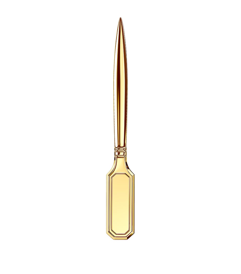Gold-Plated Letter Opener with Copper and Nickel Finish for Home Office