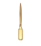 Gold-Plated Letter Opener with Copper and Nickel Finish for Home Office
