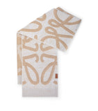 LOEWE Anagram scarf wool cashmere blend, imported from the UK