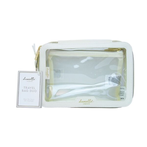Danielle Creations clear travel case duo, UK version