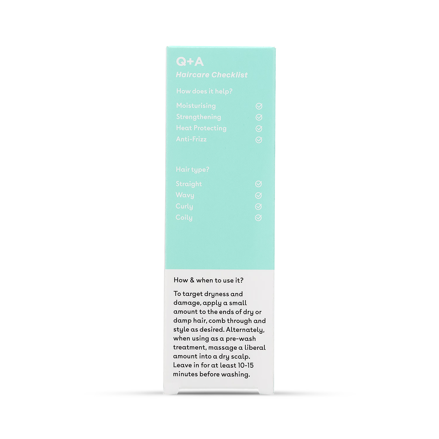 Q+A Nourishing Hair and Scalp Oil 50ml - British product