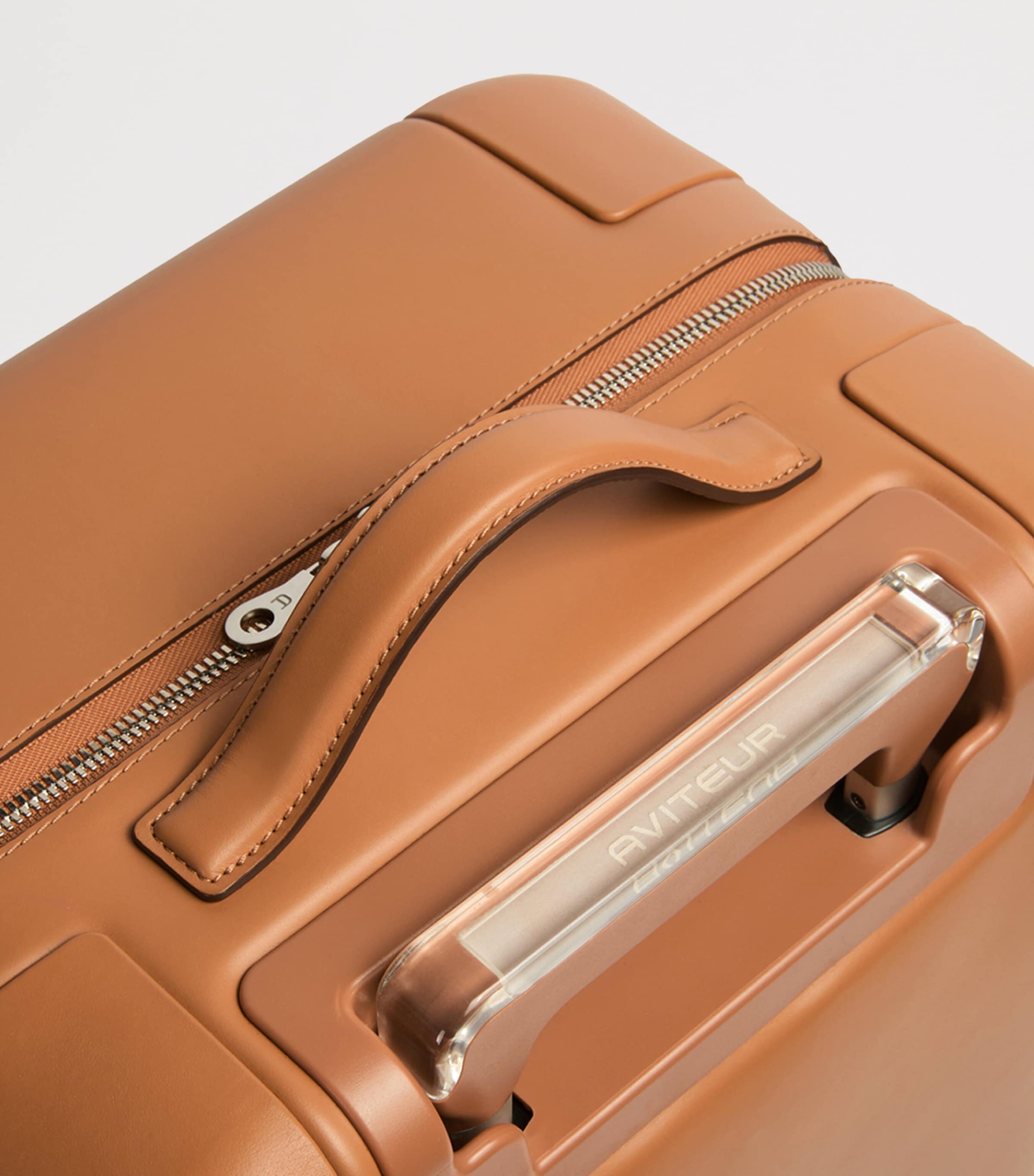 Aviteur leather carry-on suitcase 55cm - British product