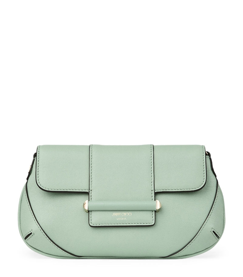 Jimmy Choo Mini Bar chain wallet in leather (British brand)