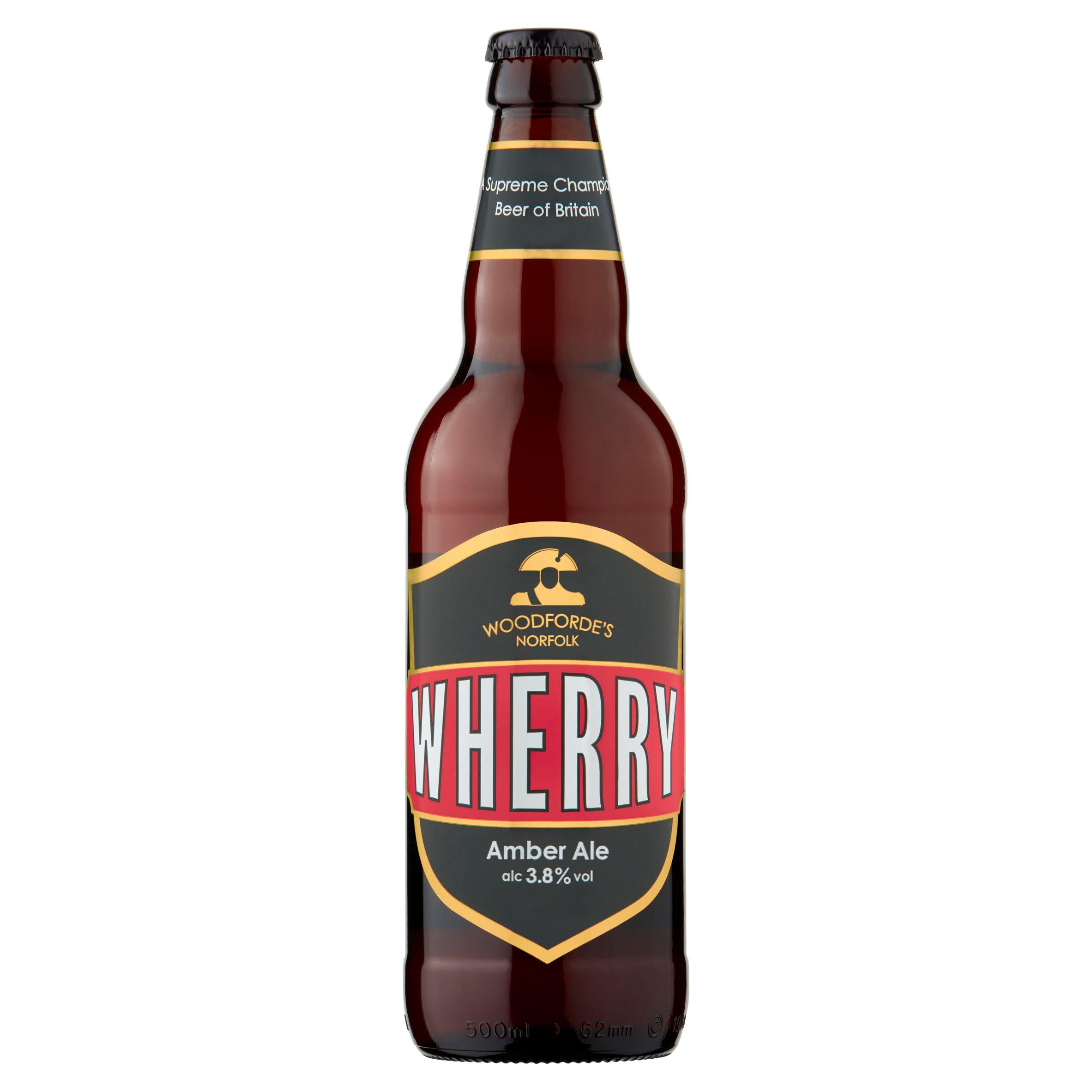 Woodforde's Wherry Amber Ale 500ml All beer Sainsburys   