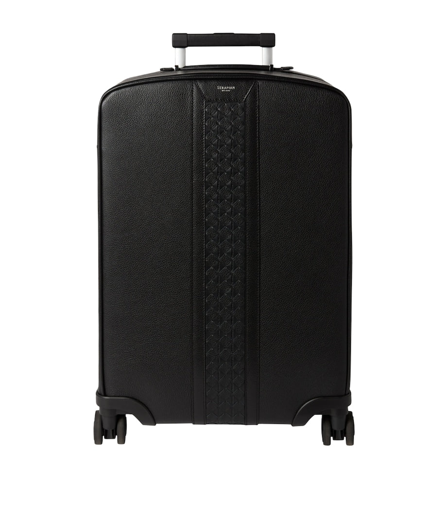 Serapian calfskin hard carry-on suitcase 55cm (British brand)