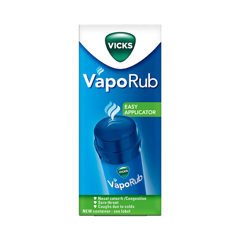 Vicks Vaporub 35g easy applicator cold relief ointment, imported from the UK