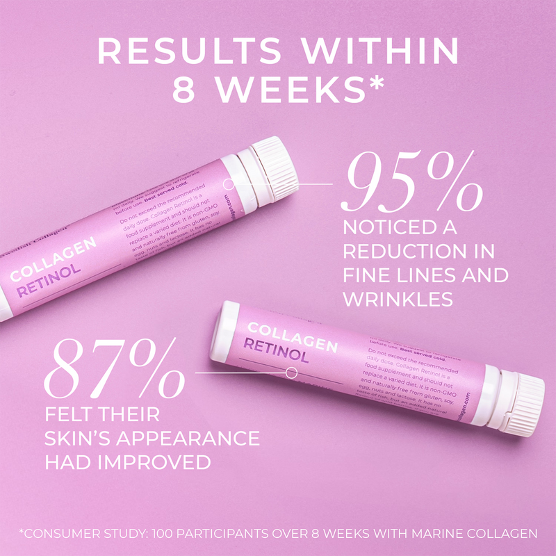 Swedish Collagen Retinol blueberry collagen shots 25ml 30 servings, UK version