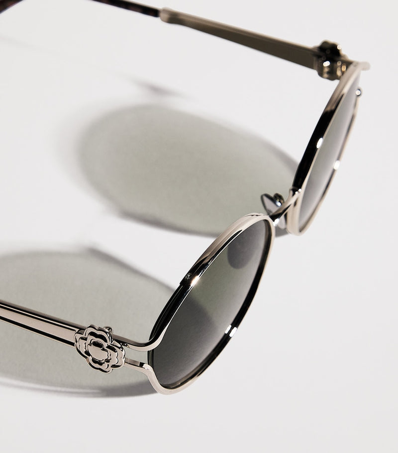 Maje metal round sunglasses, imported from the UK