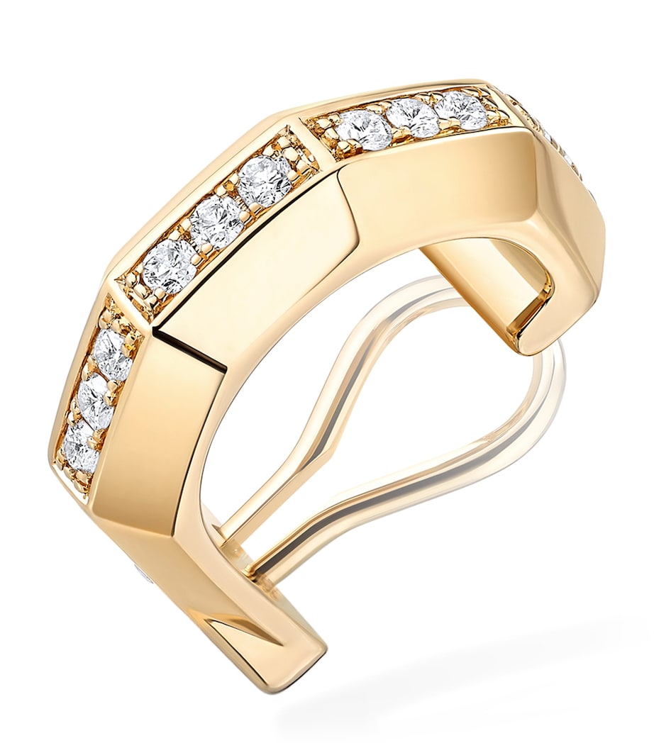 Messika Gelbgold-Diamant-Ohrring 0,05 Karat, Import aus Großbritannien
