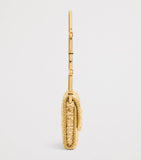Valentino Garavani Metallic Vain Soft Shoulder Bag, imported from the UK